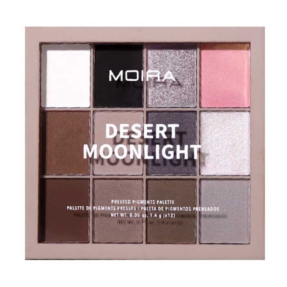 NEW Moira Desert Moonlight 12 color Brown & Brown Matte Eyeshadow Palette